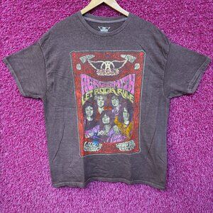 Aerosmith Let Rock Rule Tour Oversized Tshirt size Large
